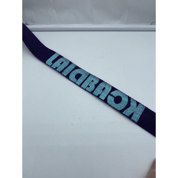 Laidback Men's Woven Purple D Ring Belt Size End to End 34" Small-Medium - Picture 5 of 7